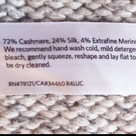 🌺 NOT 4 SALE 🌺 Eileen Fisher Luxe Cashmere Cowl Neck Sweater XXS Speckled NWT - Picture 10 of 13